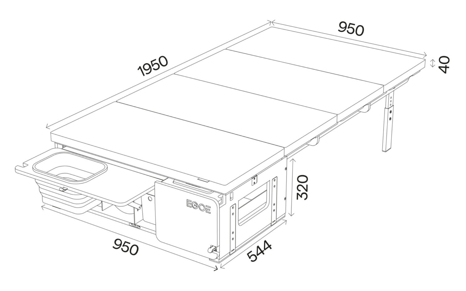 Egoé Nestbox Tramp 250 Technische Daten